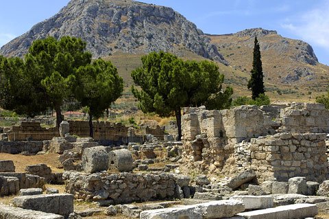 ancient Corinth ruins