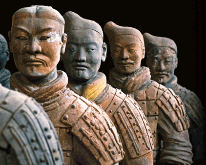 terracotta warriors