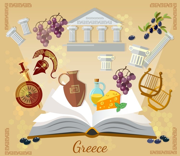 vestor for ancient Greece books